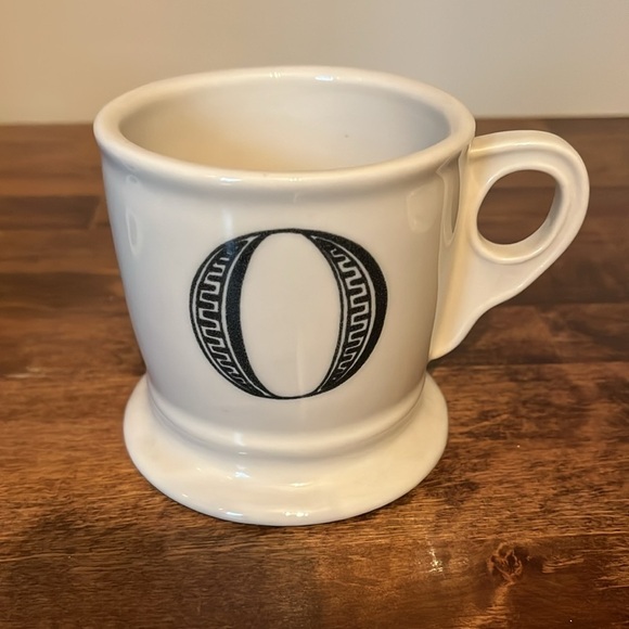 Anthropologie Initial Letter Coffee Tea Mug Set 4 L O V E LOVE Monogram - Picture 6 of 13